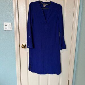 D-7 Chico's Navy Blue dress Sz 0